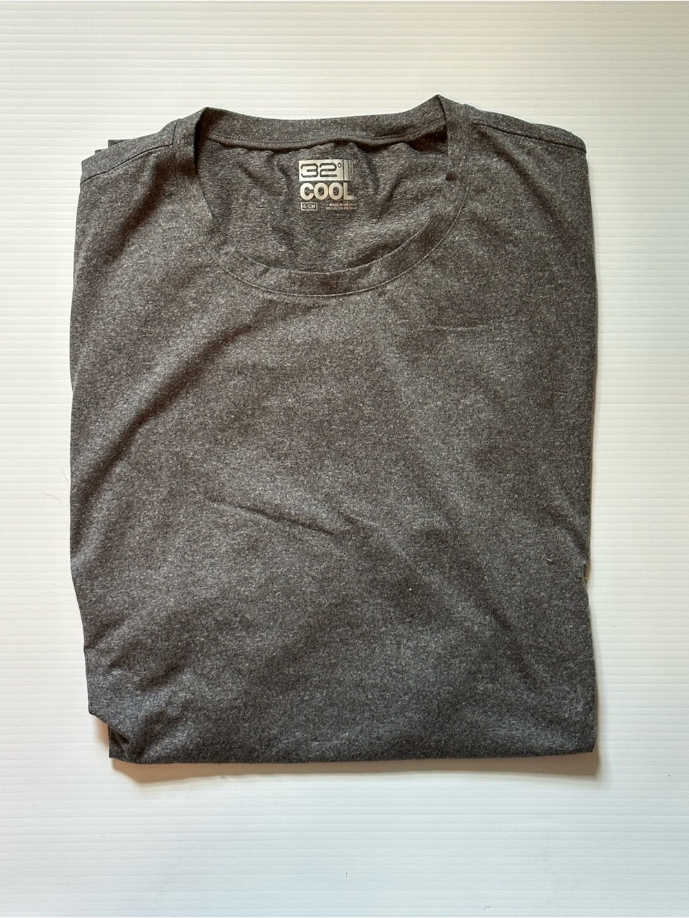 Men's Charcoal Short Sleeve Crew Tee